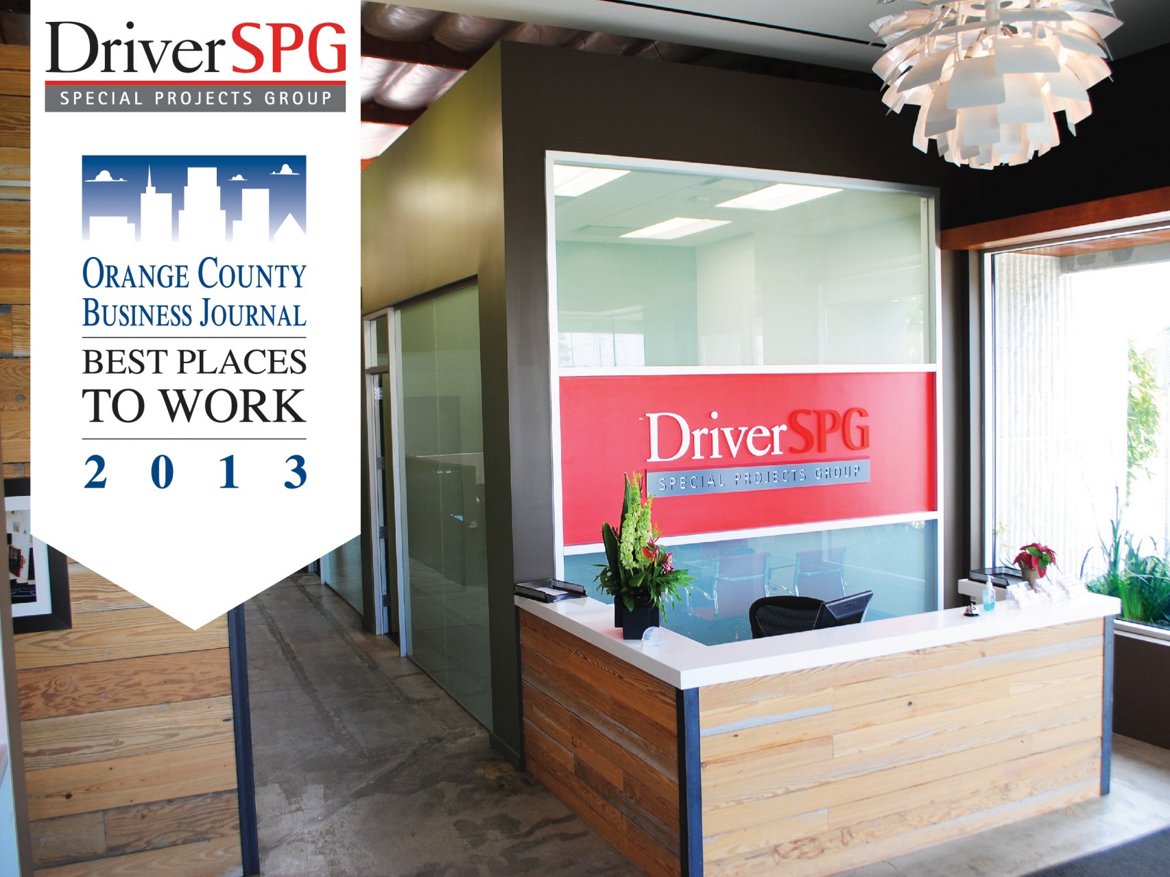 2013 Best Places to Work Award – Driver SPG